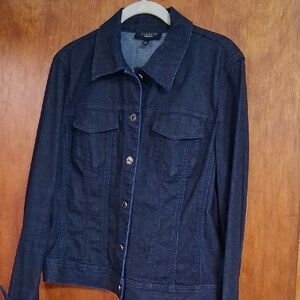 Talbots Dark Blue Jean Jacket
